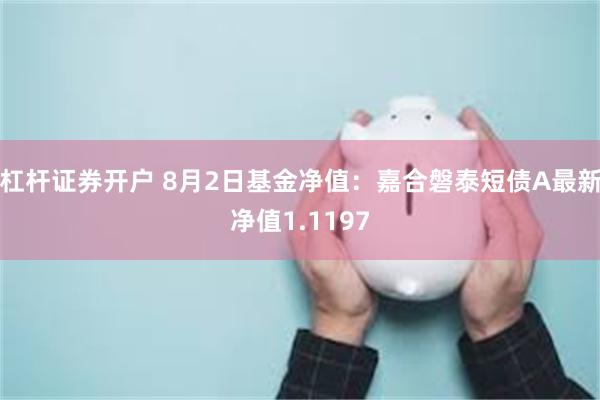 杠杆证券开户 8月2日基金净值：嘉合磐泰短债A最新净值1.1197