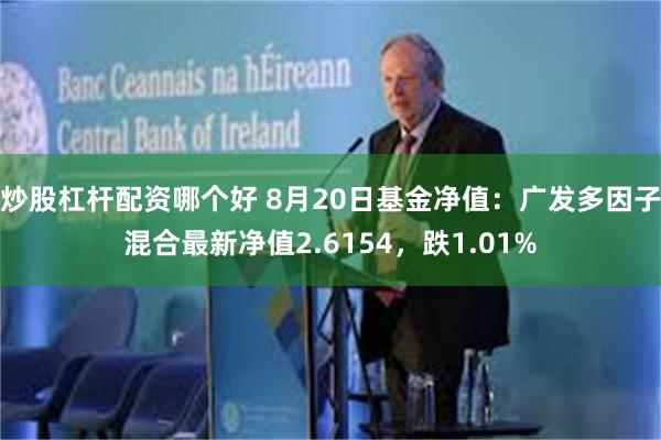 炒股杠杆配资哪个好 8月20日基金净值：广发多因子混合最新净值2.6154，跌1.01%