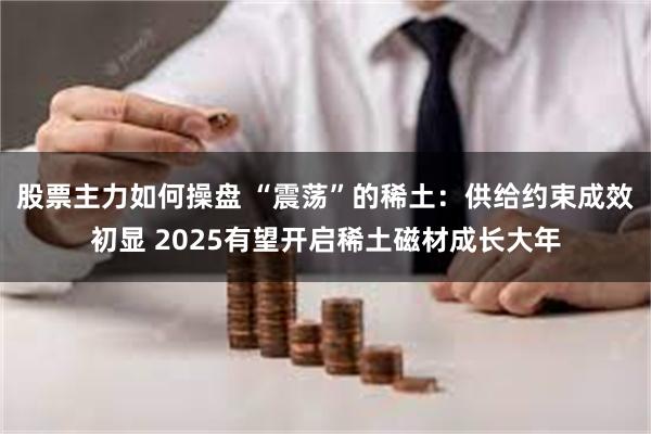 股票主力如何操盘 “震荡”的稀土：供给约束成效初显 2025有望开启稀土磁材成长大年